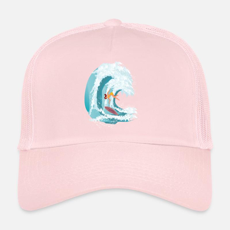 RIDE THE WAVE! Casquette trucker 