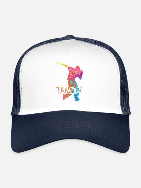 Hors de la piste, je dois danser les danseurs - Casquette trucker  - blanc/marine - Devant
