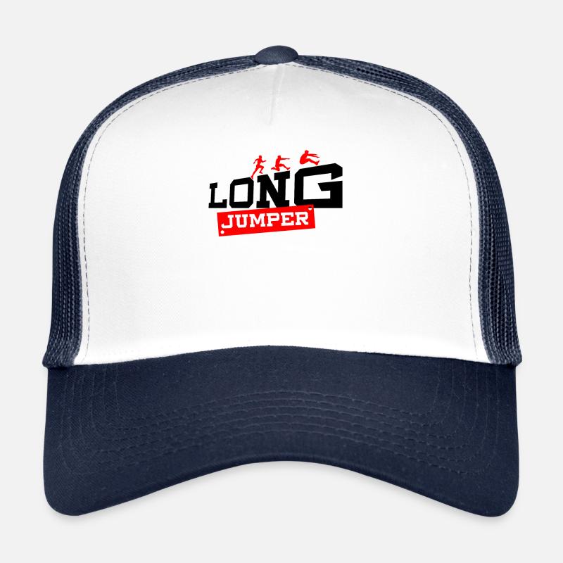 Cadeau triple saut - Casquette trucker  - blanc/marine