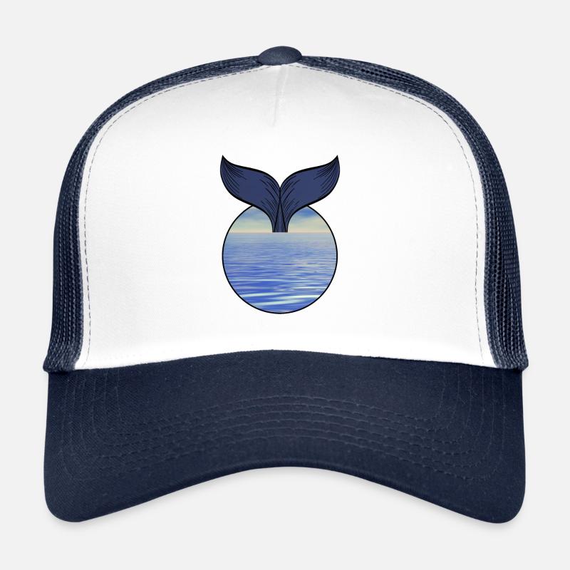 Baleine nageoire Casquette trucker 