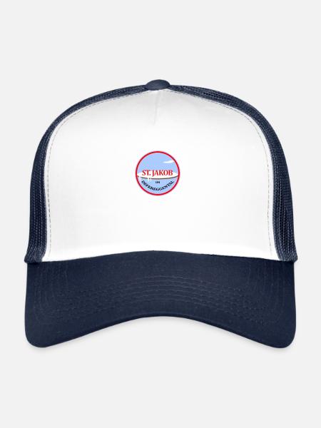 Fleda Maus: St. Jakob im Defereggental, Austria - Trucker Cap - white/navy - Front