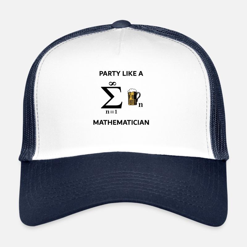 Idée de cadeau de nerd de science de bière de maths Casquette trucker 