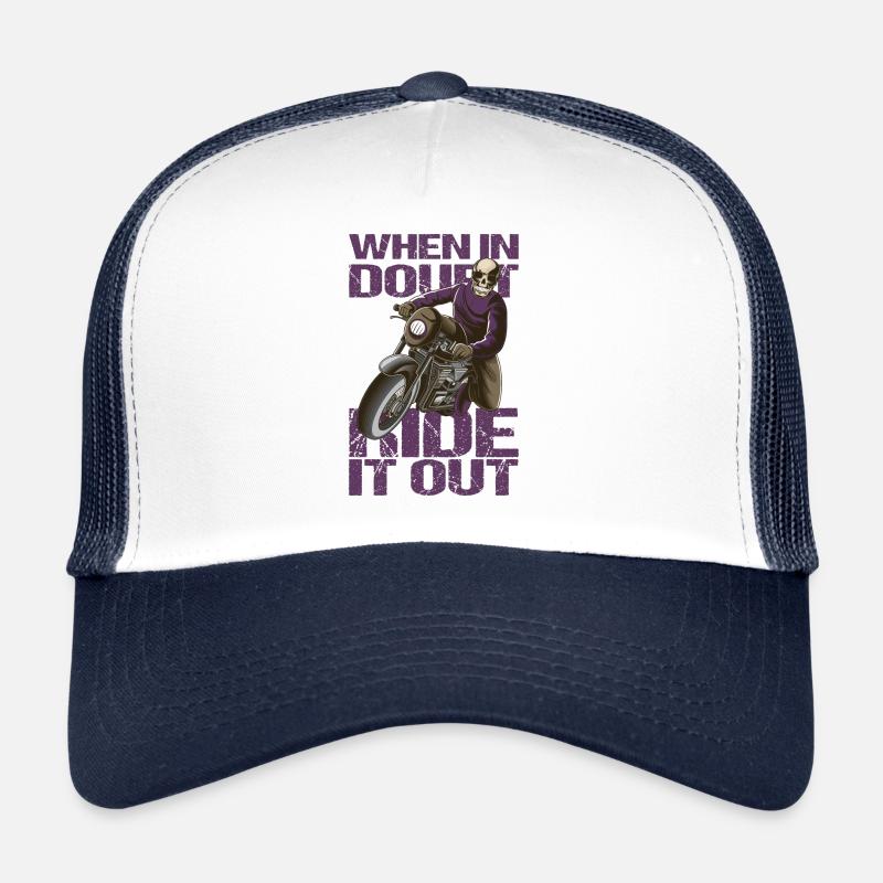 Skull Biker Geschenkidee Trucker Cap