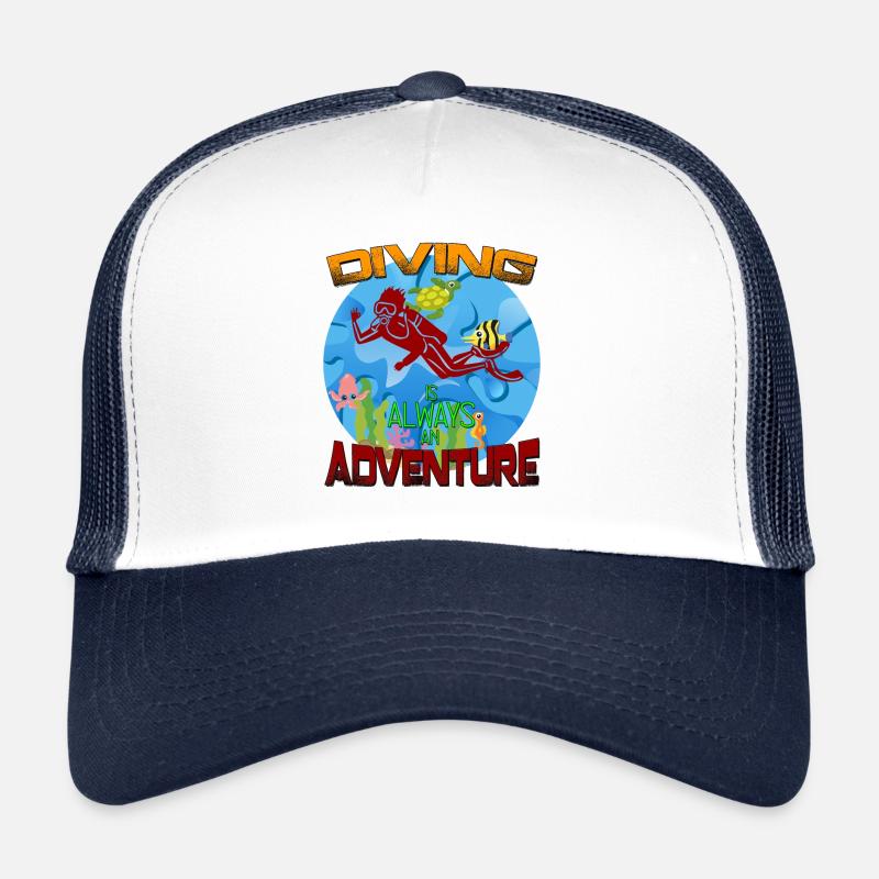 Plongée sous-marine Casquette trucker 