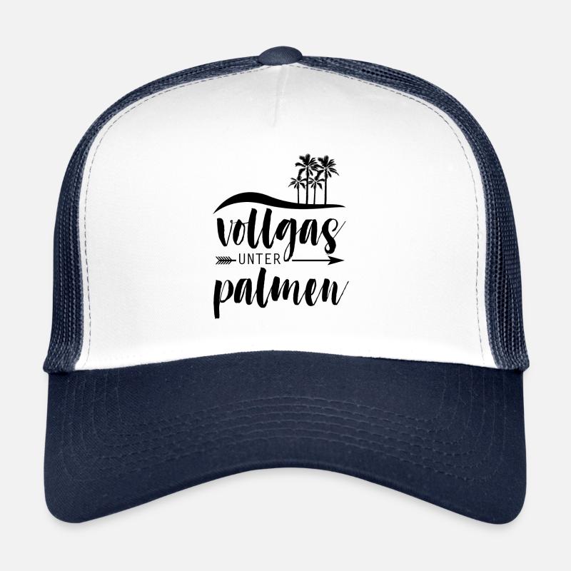 Full throttle under the palms Trucker Cap