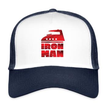 Iron Man - Trucker Cap - white/navy - Front