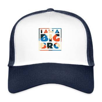 Big Bro - Trucker Cap - Weiß/Navy - Vorne
