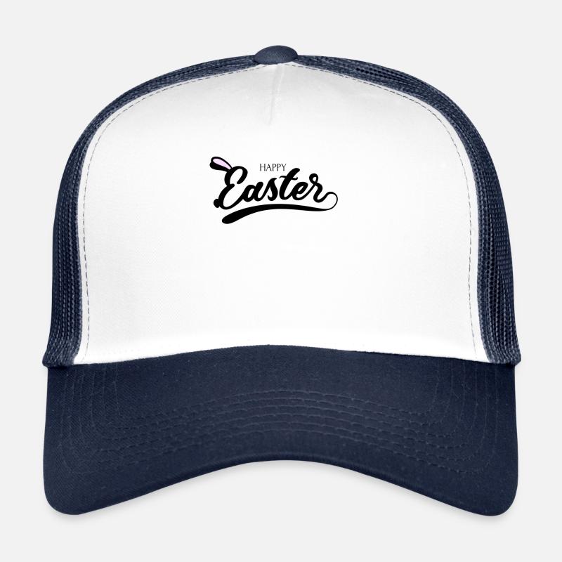 Happy Easter Easter Bunny Easter Egg Easter Easter - Trucker Cap - Weiß/Navy