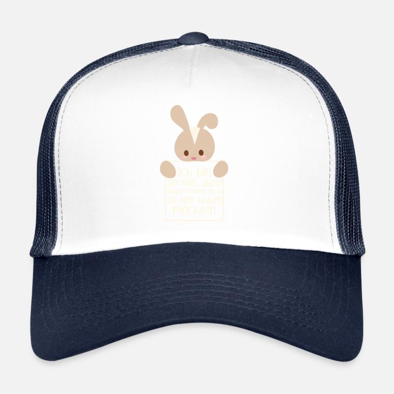 Große Schwester Bruder Süß Hase Trucker Cap