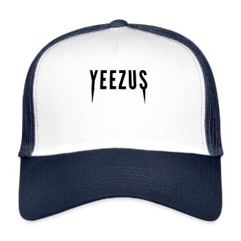 Yeezus - Trucker Cap - white/navy - Front
