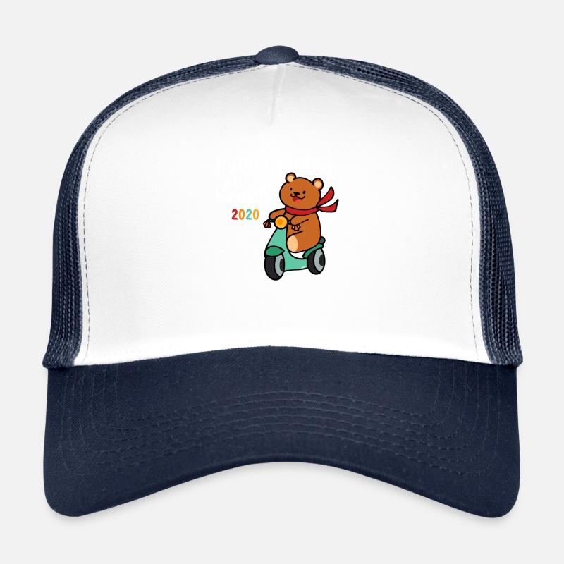 Kindergarten Anfang 2020 Start Bär - Trucker Cap - Weiß/Navy
