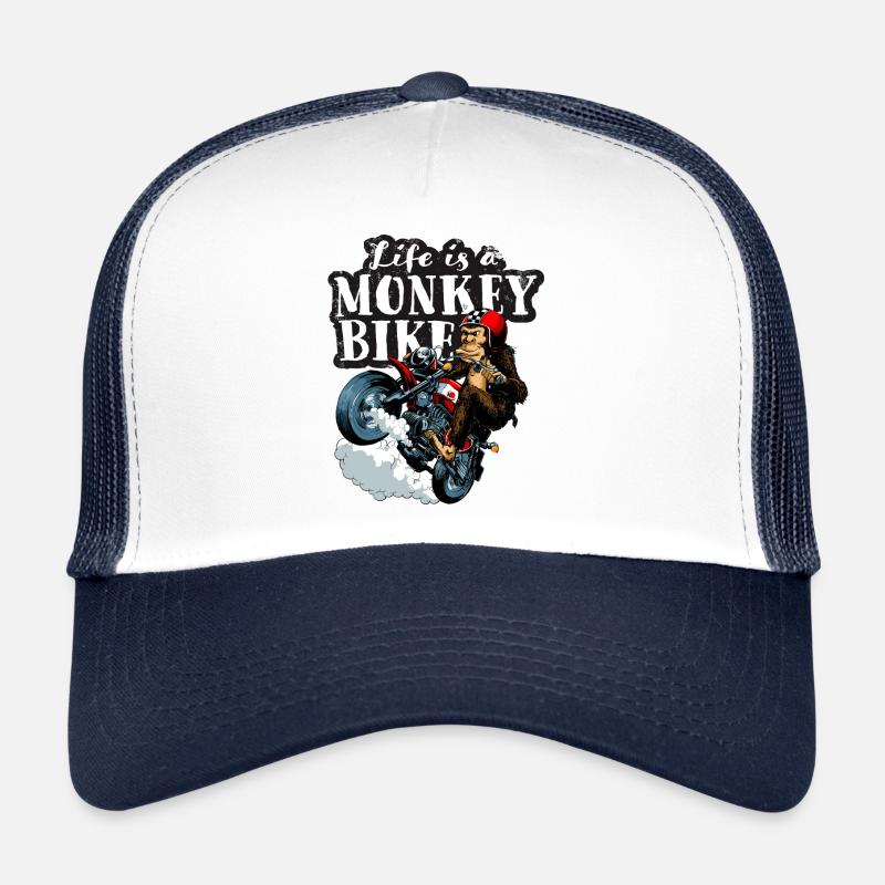 La vie est un vélo de singe Casquette trucker 