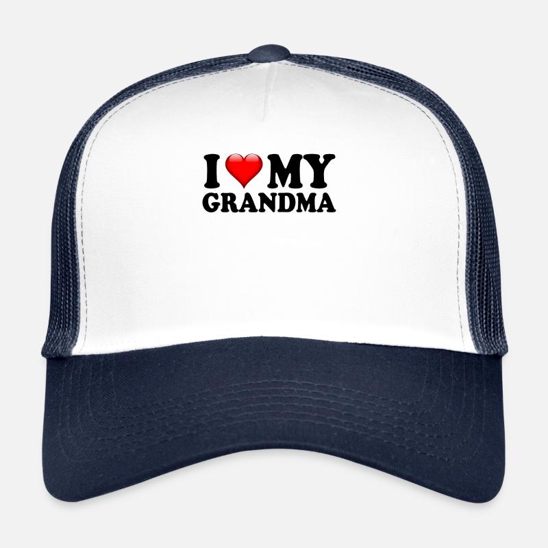J'aime ma grand-mère Casquette trucker 