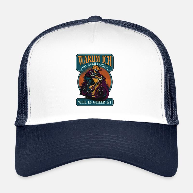 Why I ride with battery Pedelec E-Bike Trucker Cap