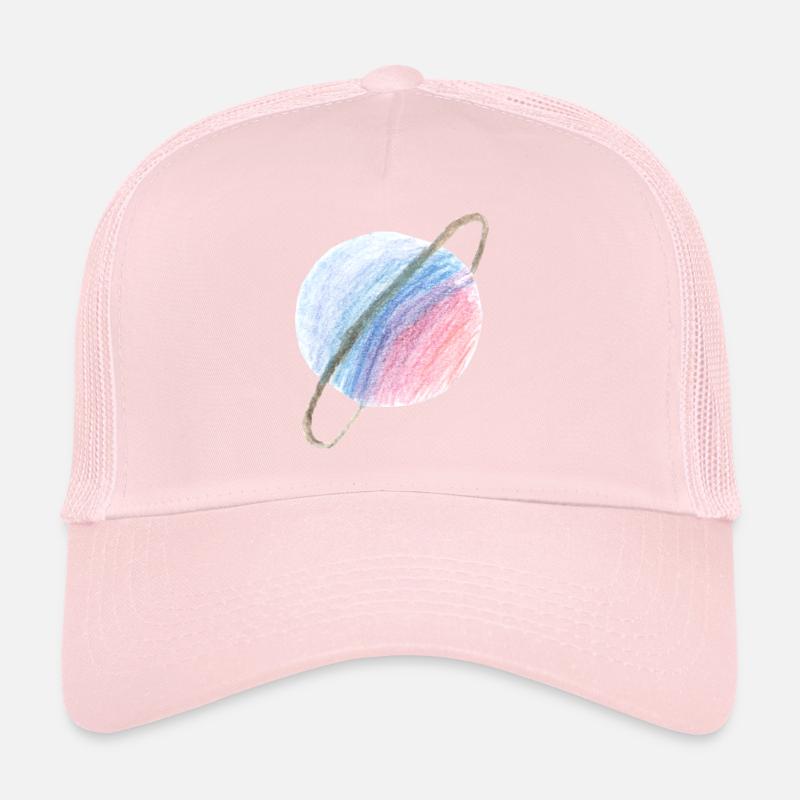 Planète bleu-violet Casquette trucker 