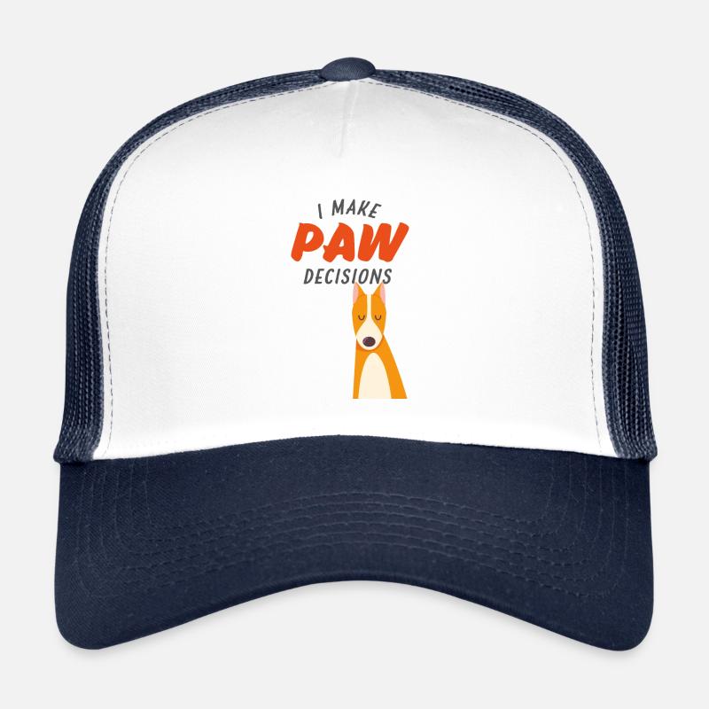 Je fais des choix de pattes, je fais de mauvais choix amoureux des chiens Casquette trucker 