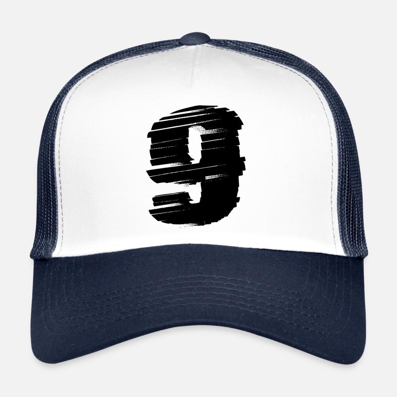9 Maillot numéro Casquette trucker 