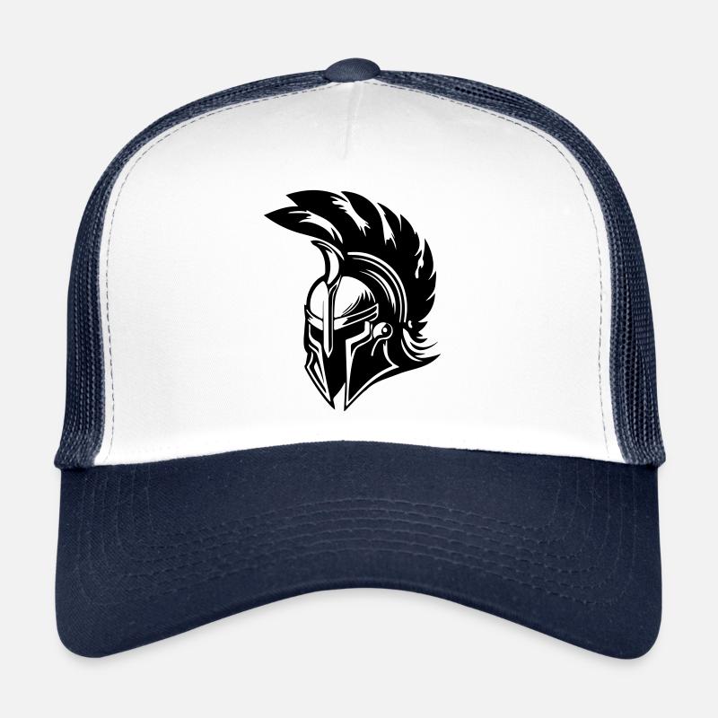 Spartaner Helm Gladiator Symbol Trucker Cap