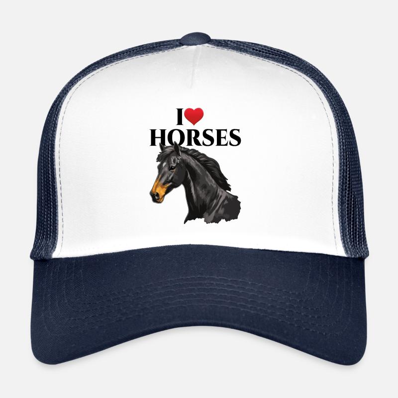 J’aime les chevaux Casquette trucker 