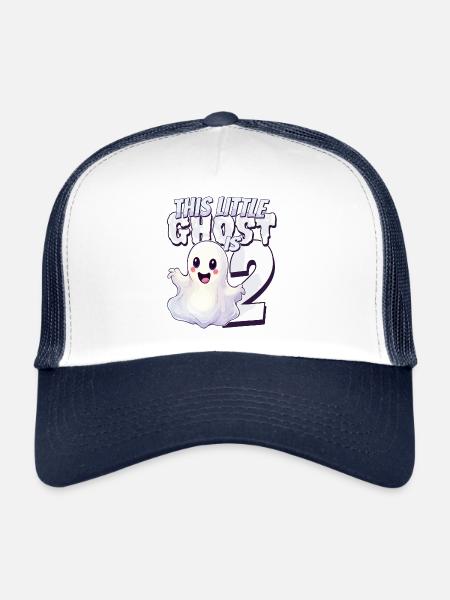 Ce petit ravageur est 2 - deux ans - 2. - Casquette trucker  - blanc/marine - Devant