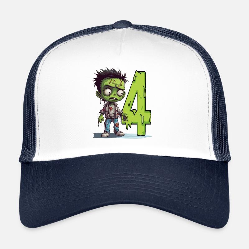 Zombie effrayant – Quatre ans Casquette trucker 
