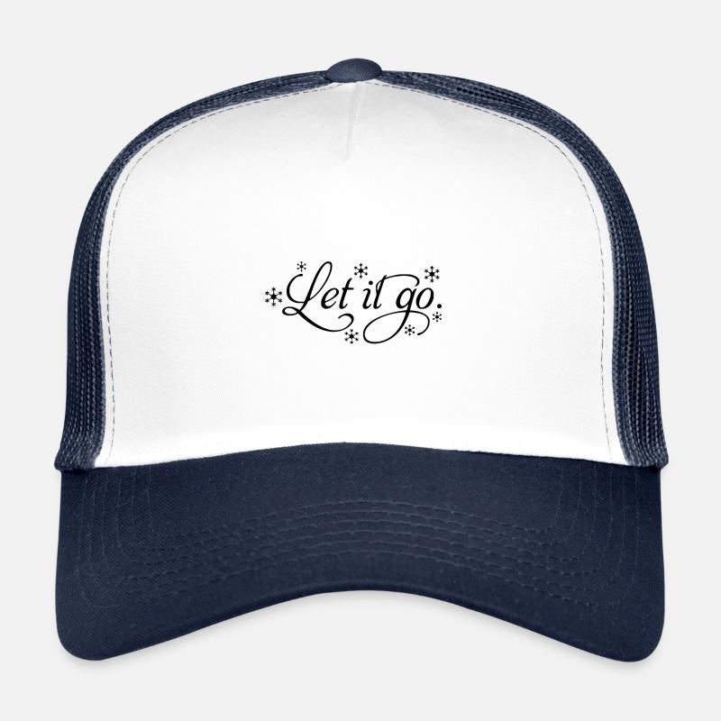 Let it go mit Schneeflocken Trucker Cap