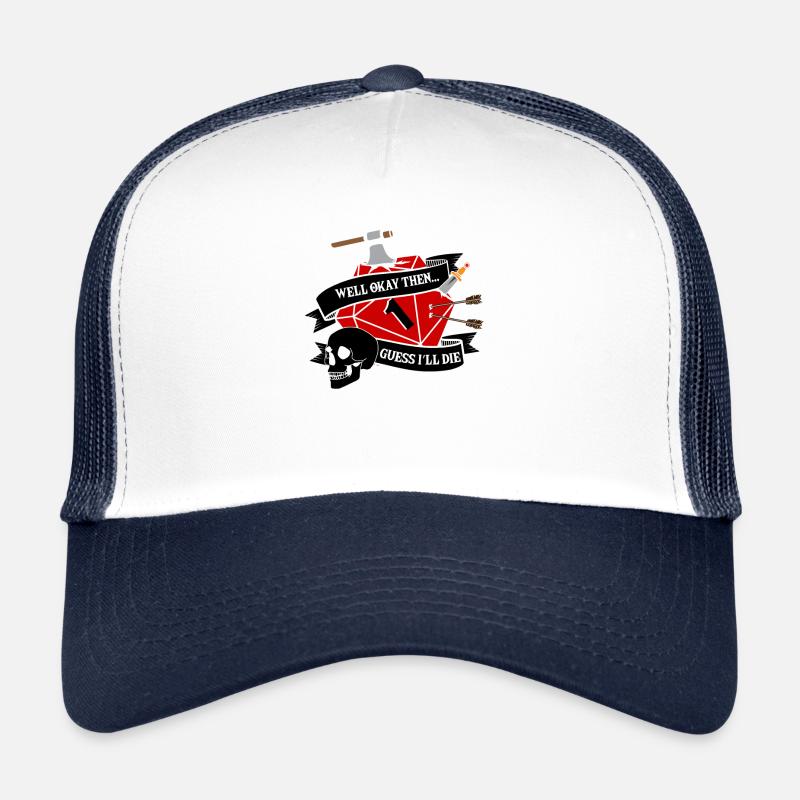 Gamer RPG Dungeon Cube Tabletop Cadeau amusant Casquette trucker 
