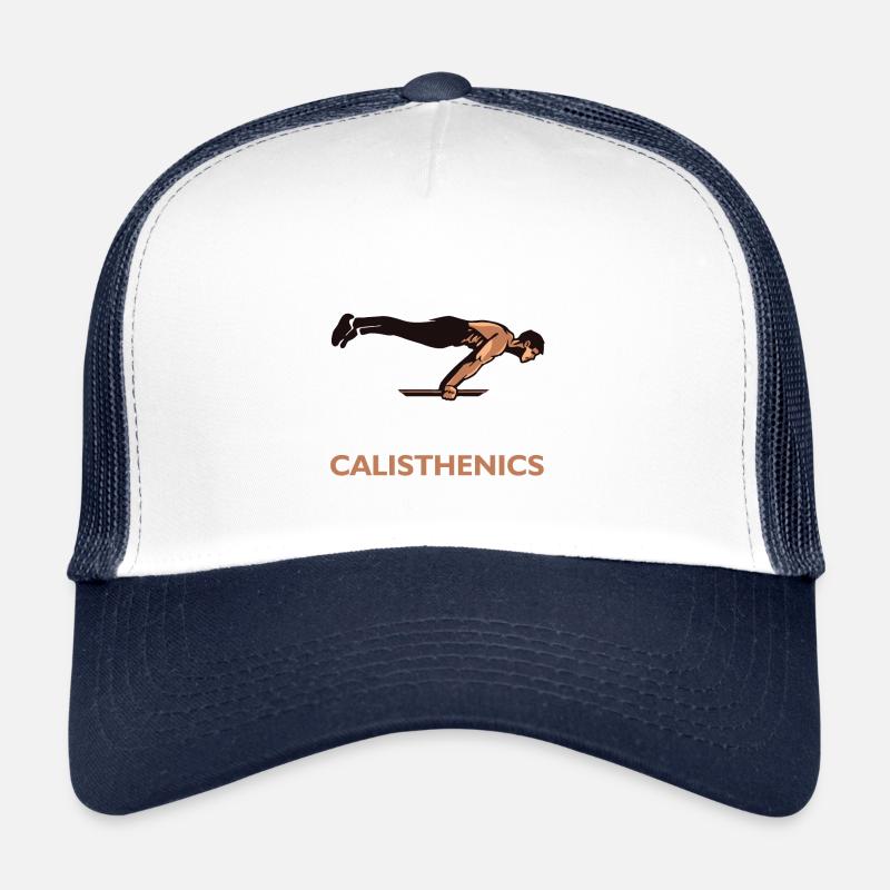 gymnastique suédoise - Casquette trucker  - blanc/marine