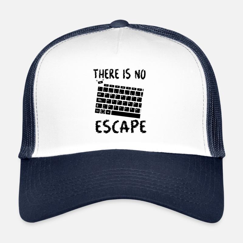 Nerd Geek Wortspiel Escape Coder lustig Geschenk Trucker Cap