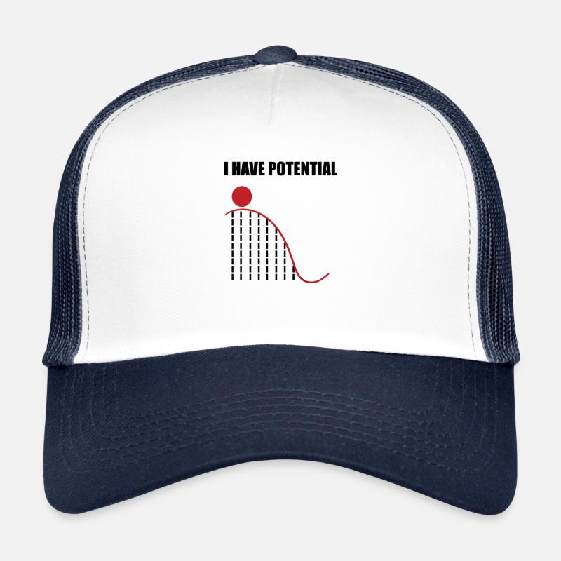 Physique nerd calembours mathématiques cadeaux potentiels Casquette trucker 