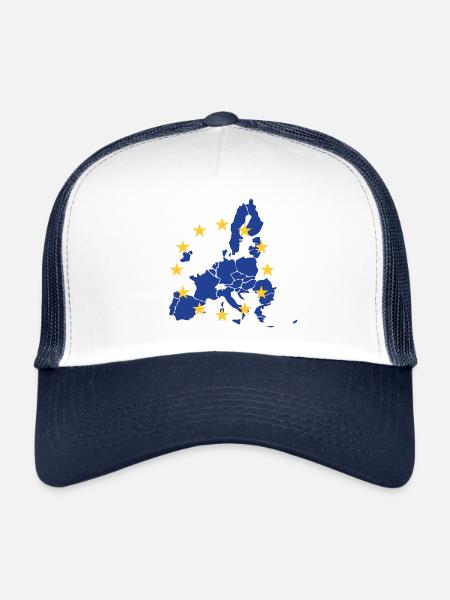 Europe - Trucker Cap - white/navy