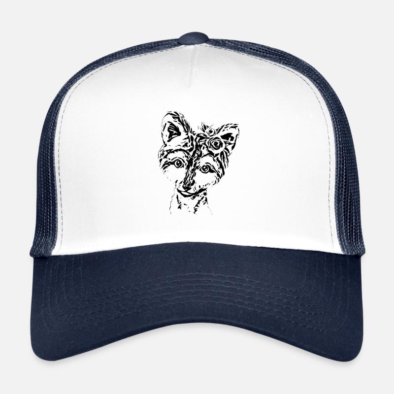 Fuchs - Trucker Cap - Weiß/Navy