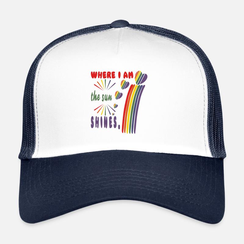 Sun, summer, pride wherever I am. Trucker Cap