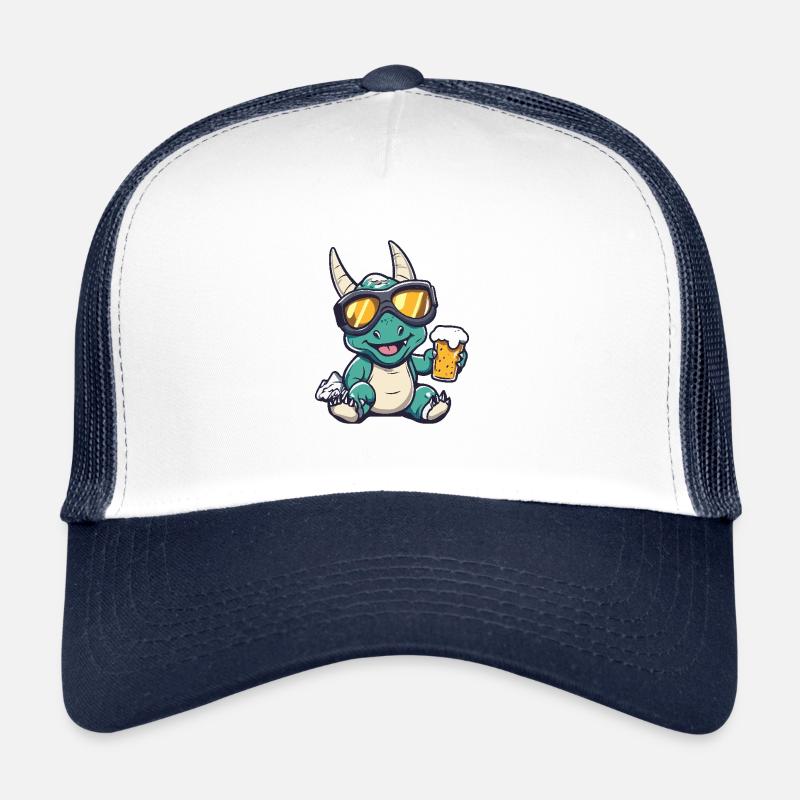 Dinosaur triceratops Après Ski Beer Trucker Cap