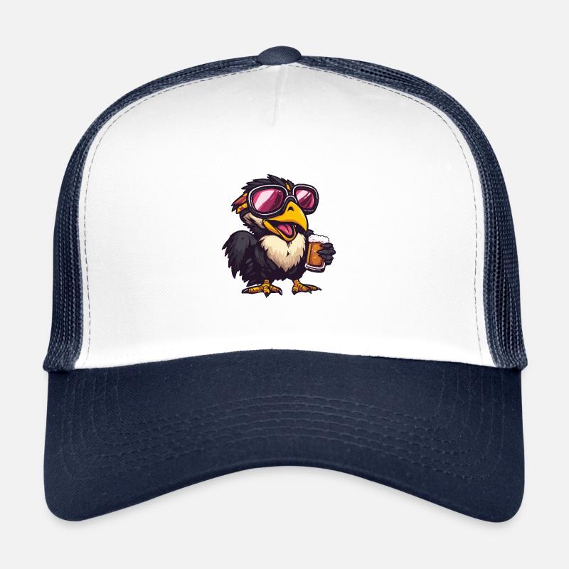Harpyie Vogel Apres Ski Bier Trucker Cap