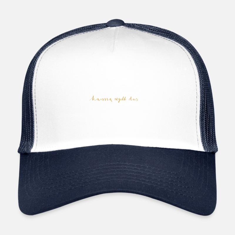 julibel - karma governs the saying statement Trucker Cap