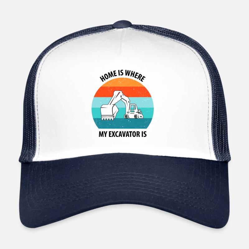 Bagger Baggerfahrer Baggerwagen Trucker Cap