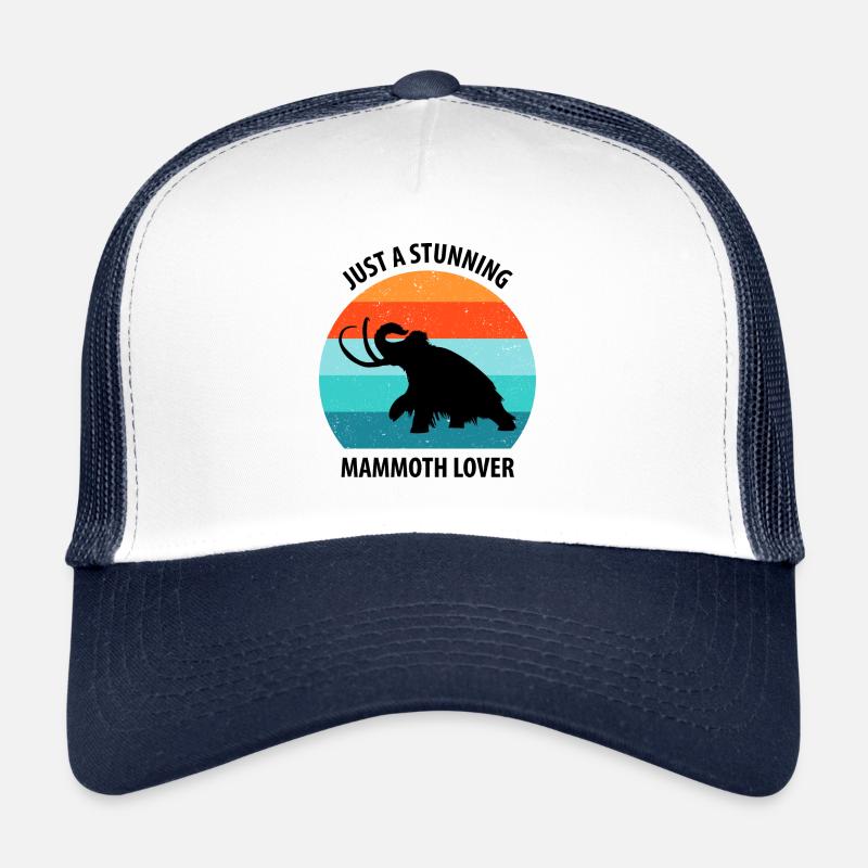 Lustiges Mammut Steinzeit Eiszeit Design Urzeit Trucker Cap