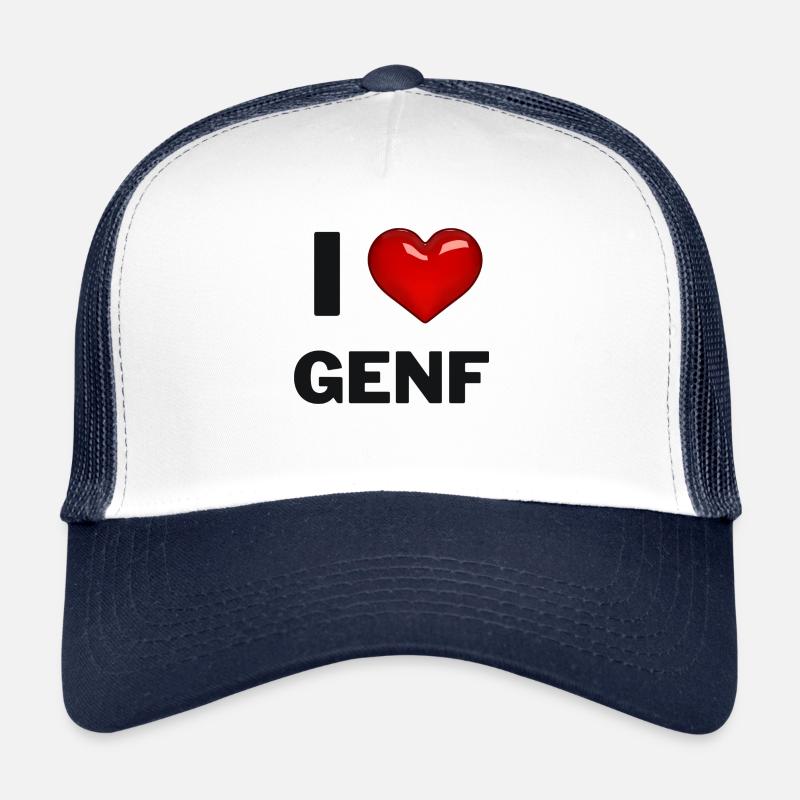 J’aime Genève Casquette trucker 