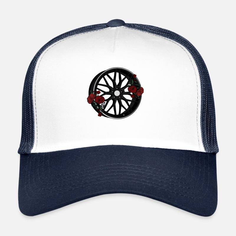 Rim Flower Trucker Cap