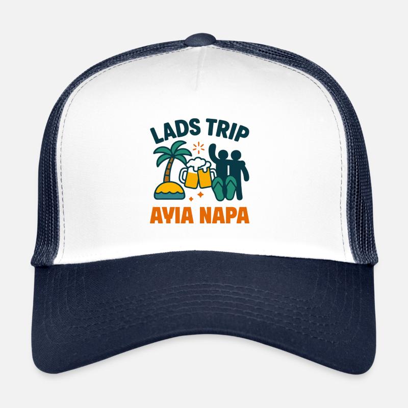 Jungs Trip Ayia Napa Party Hemd Trucker Cap
