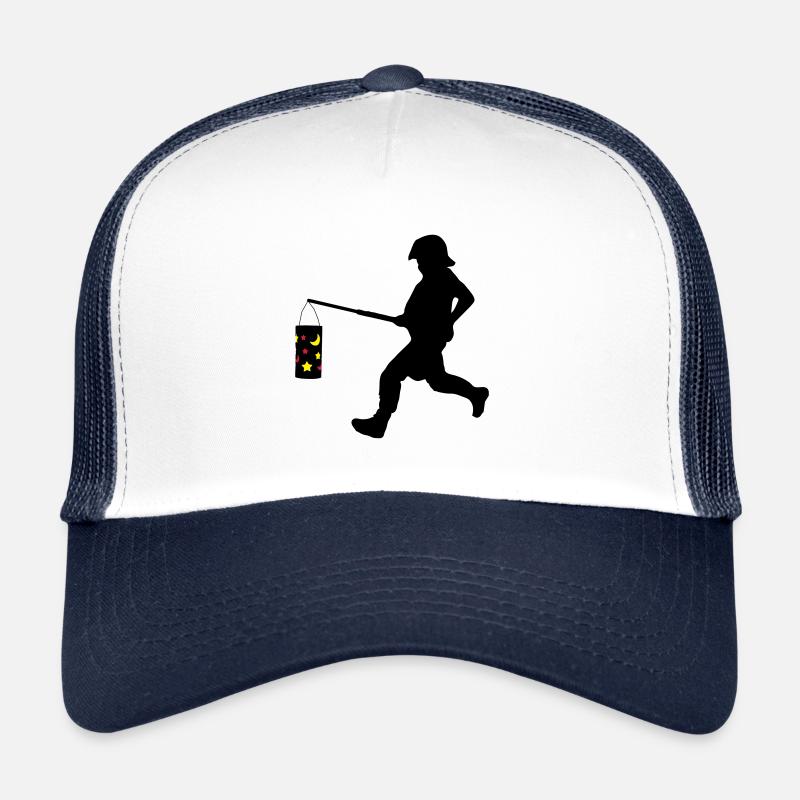 Policeman with Lantern - Riotcop Banksy Style Vector Trucker Cap