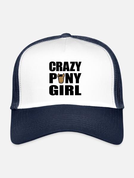 pony - Trucker Cap - white/navy - Front
