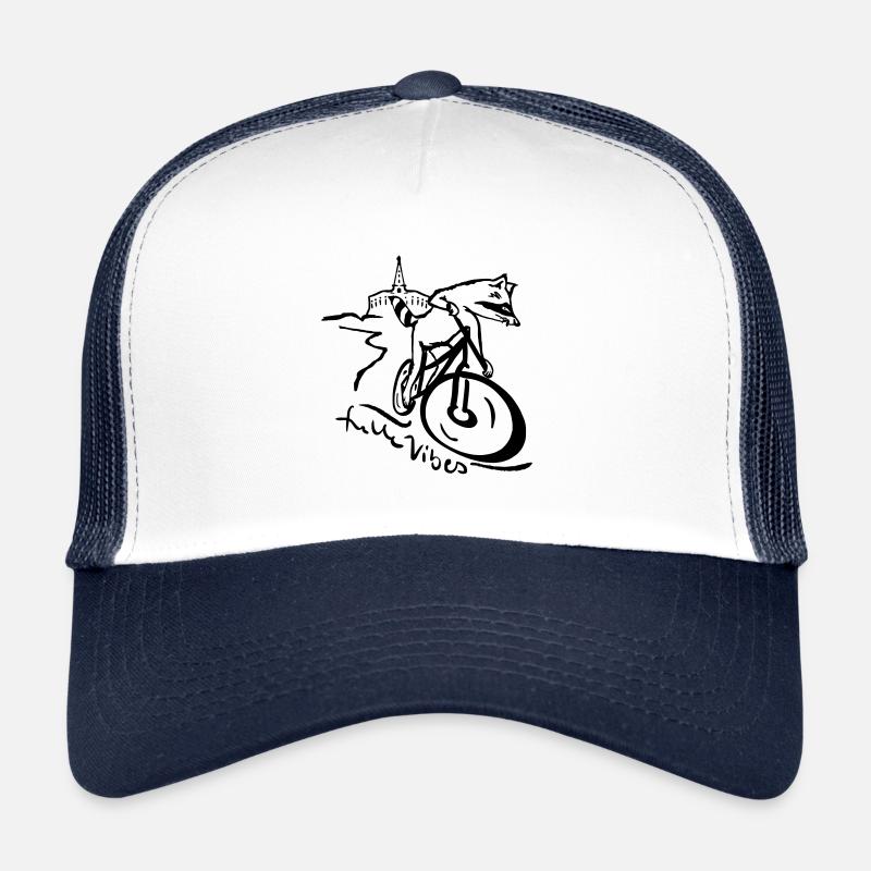 Bergpark Bande - Trucker Cap - Weiß/Navy