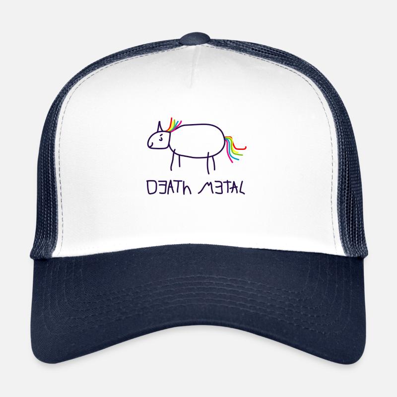 Death Metal Licorne Casquette trucker 