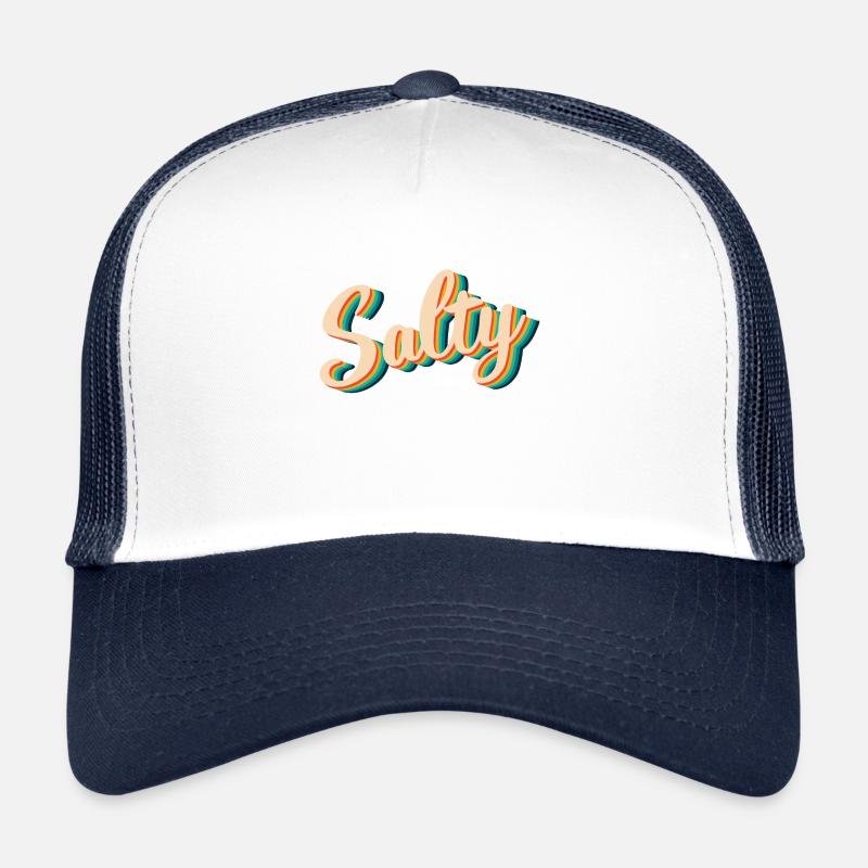 Salty - Trucker Cap - white/navy