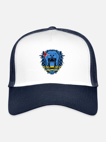 Aruba - Trucker Cap - white/navy - Front
