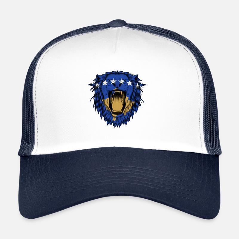 Kosovo - Trucker Cap - Weiß/Navy