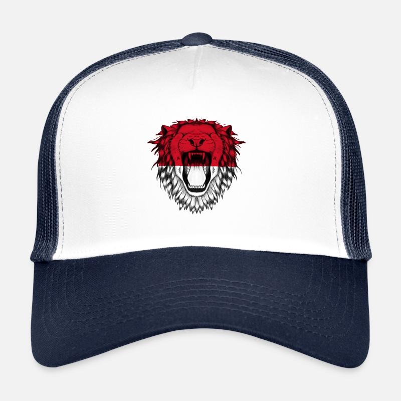 Monaco - Casquette trucker  - blanc/marine