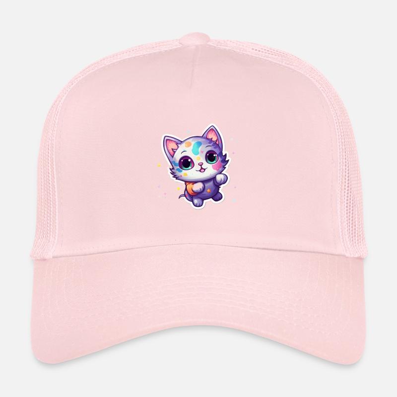 Un mignon petit chat dans l’espace Casquette trucker 